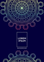 Modern mandala background