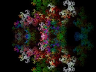 Imaginatory fractal background Image