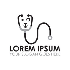 veterinary vector , pet clinic logo