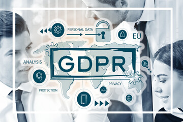 Business people working in office