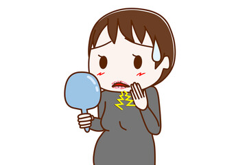 乾燥で唇がカサカサに荒れて痛い妊婦