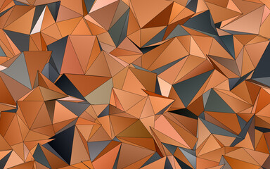 Obraz premium 3d Triangles, abstract background. Design wallpaper.
