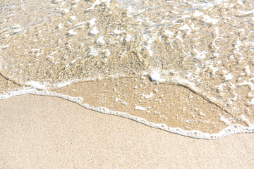 穏やかな海　波打ち際　波
