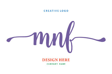 MNF lettering logo is simple, easy to understand and authoritative