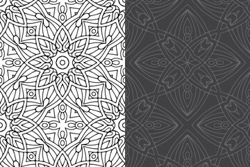 Mandala Ornament Pattern. Vintage decorative elements