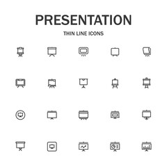 Puzzle line icon set.