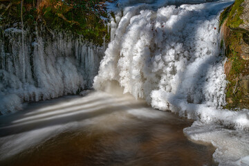 Ysperklamm - Waldviertel vereist im Winter