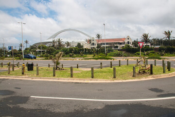 Naklejka premium View of Moses Mabhida Stadium and Durban Country Club
