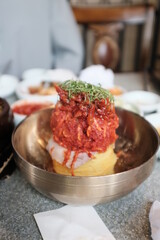 먹을것, 고기, 식사, 요리, 닭, 식당, 번호판, 요리, 토마토, 소고기, 돼지고기, 소스, 야채, 구운, 아침 식사, 점심, 치즈, 맛있는, 베이컨, 파스타, 레스토랑, red, 백, 스튜, 냉면,국수,매콤,한식,면요리