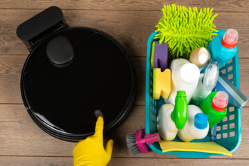 Automatic robot vacuum cleaner