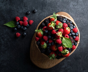 berries in a bowl
