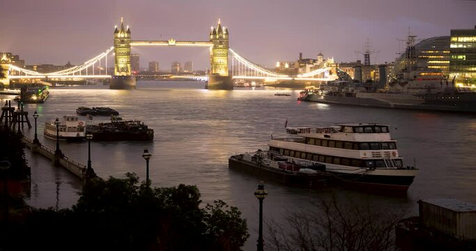 An Early Morning View Towards Tower Bridge