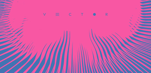 Striped abstract background with place for your text. Cover design template. Vector illustration.