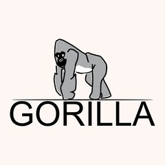 gorilla logo design