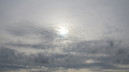 Paesaggio con nuvole