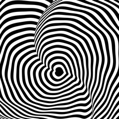 Rhythmic striped line background. Vector illustration