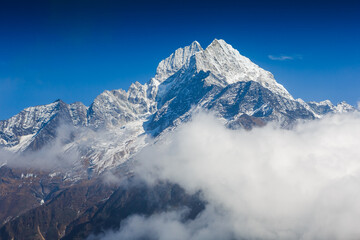 Mountains in Everest region, Himalaya, east Nepal