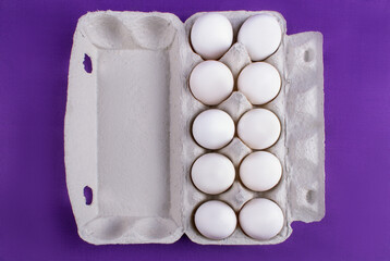 fresh chicken eggs on the background