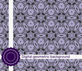 creative interior geometric seamless pattern. Vector illustration. for fabric, decor, design, wallpaper