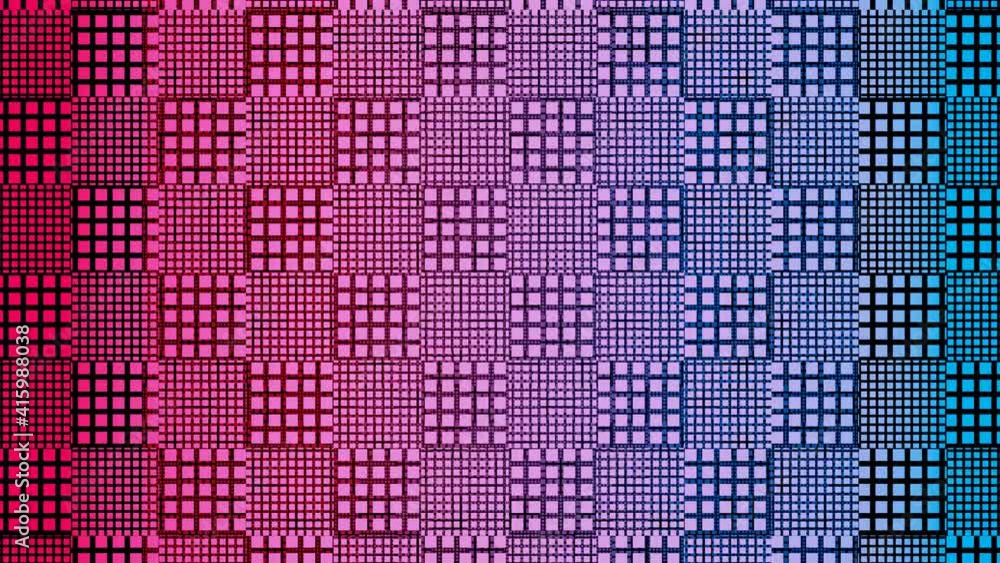 Poster 4k video animation of abstract square pattern seamless loop effect. abstract background for business