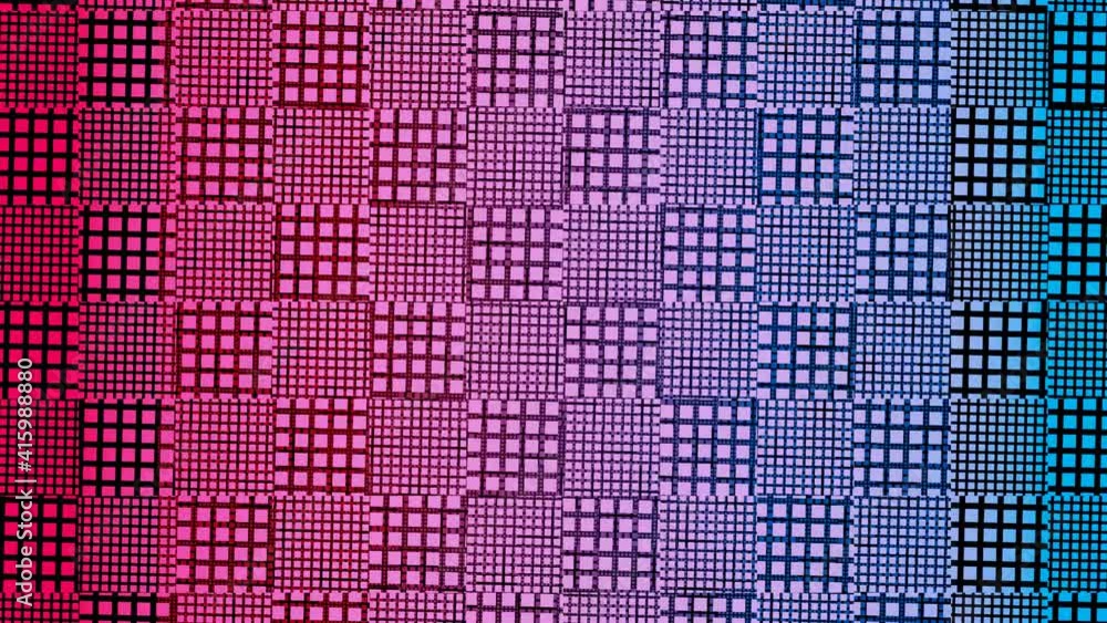 Poster 4k video animation of abstract square pattern seamless loop effect. abstract background for business