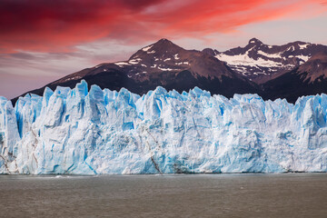The Perito Moreno Glacier is a glacier located in the Los Glaciares National Park in Santa Cruz...