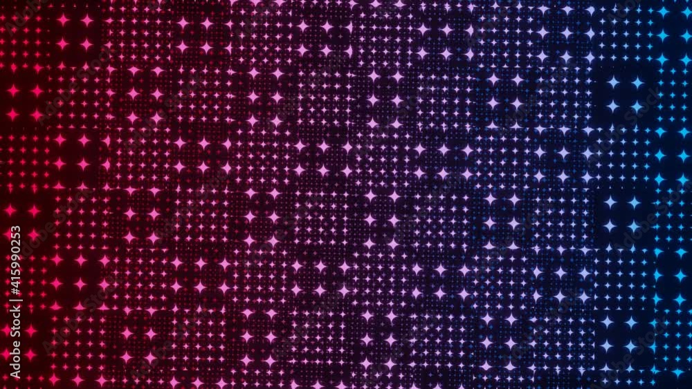Fototapete 4k video animation of abstract dots and square pattern seamless loop with rotating effect. abstract 