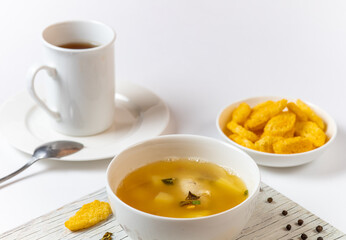 light morning soup of the day 