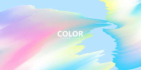 Obraz na płótnie Canvas Abstract Pastel rainbow gradient background Ecology concept for your graphic design,