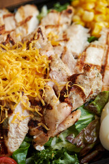 Egg Chicken Breast Salad and Sauce