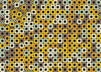 Abstract Geometric Pattern generative computational art illustration