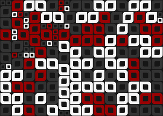 Abstract Geometric Pattern generative computational art illustration