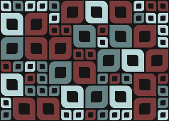 Abstract Geometric Pattern generative computational art illustration
