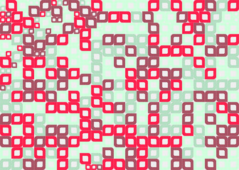 Abstract Geometric Pattern generative computational art illustration