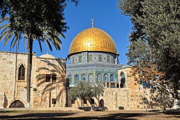 Obraz premium Mosque Dome of the Rock.