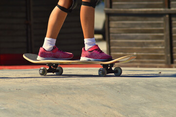 roller skates on the square