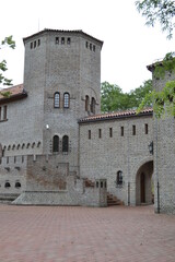 Novi Sad, Serbia - June 02. 2013: Villa Stankovic on Fruska Gora in Cortanovci. Novi Sad, Serbia 