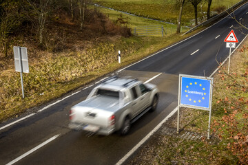 Europe frontiere politique union europeen Grand duché Luxembourg