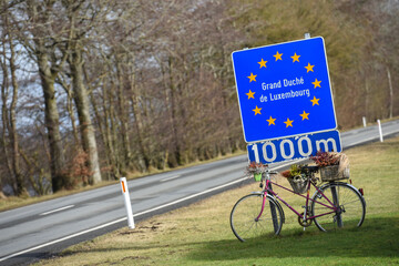 Europe frontiere politique union europeen Grand duché Luxembourg velo ecologie