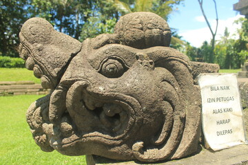 The Statue Makara in Temple Kidal