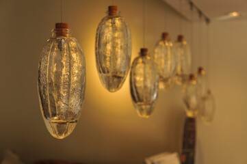 カカオ型のおしゃれなペンダントライト