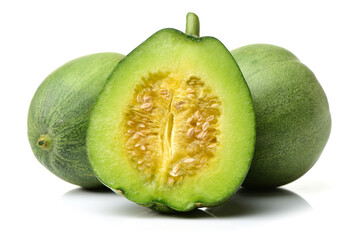 muskmelon on a white background 