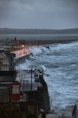 Giant Waves And Violent Storm