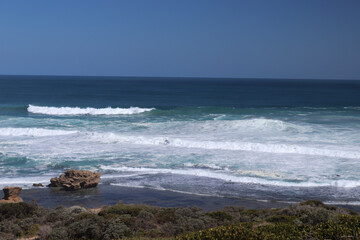 waves on the beach