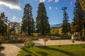 Yalta, Crimea, November 26, 2020, Massandra Palace