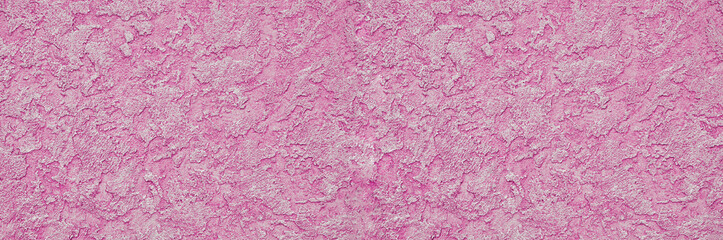 pink corrugated surface. colored creative background. rough purple texture. Venetian style plaster