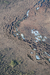 aerial view over the Riga gulf coast