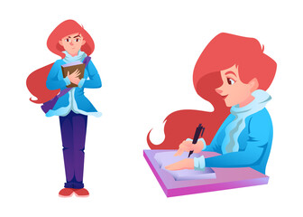 Illustration of beautifull female