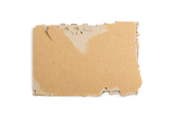 Cardboard, Carton, Ripped Kraft Paper, Wrapping Piece