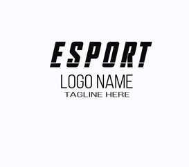 esport Letter logo Design Vector art